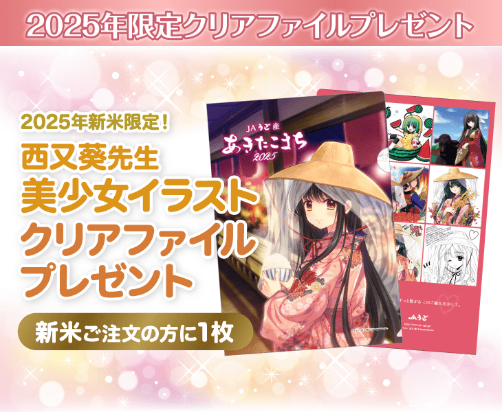 2025年限定クリアファイルプレゼント